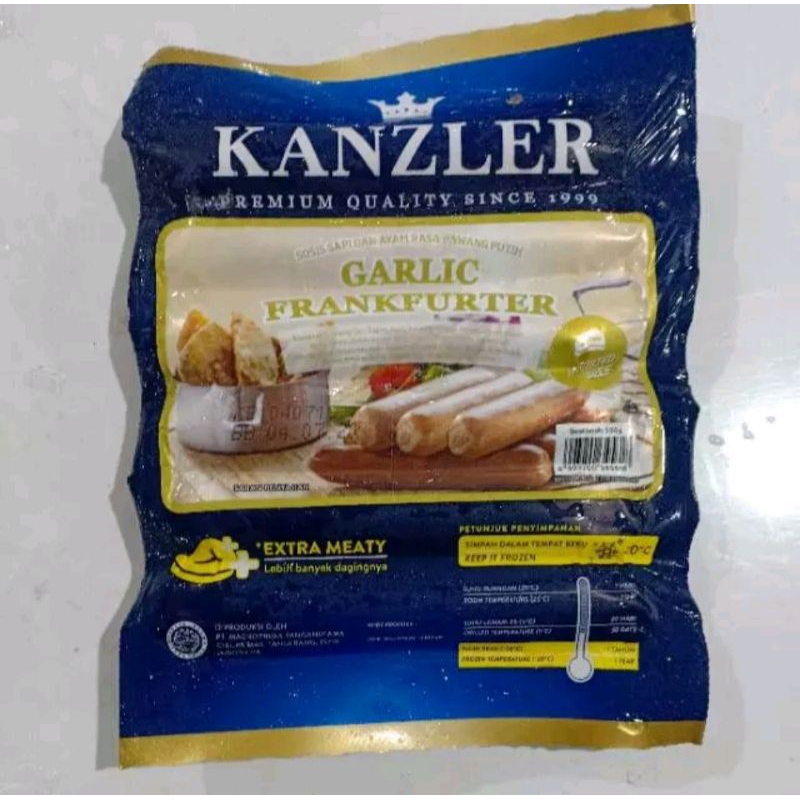 

KANZLER SOSIS GARLIC FRANKFUTER 300g