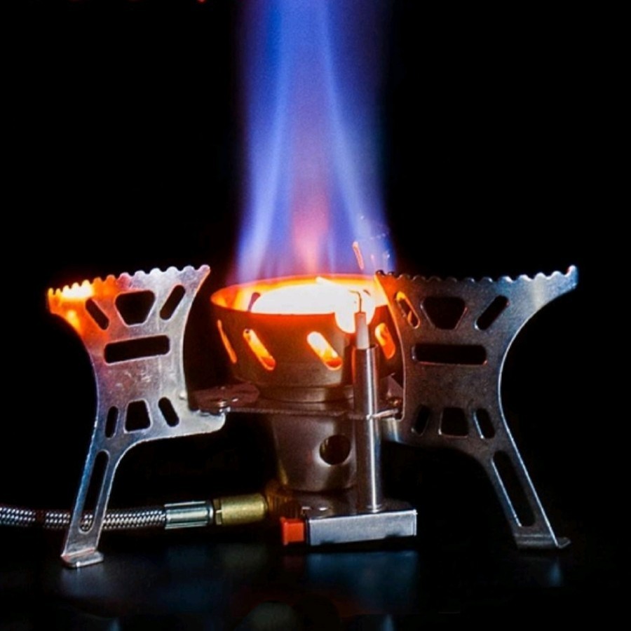 ZYZY 017 Kompor ultralight Kompor Lipat Anti Angin bonus Adaptor adventure