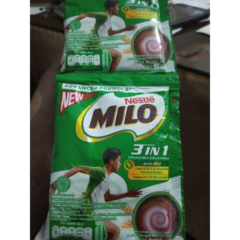 

Milo 3 In 1 ActiveGo Rentengan Isi 10 Sachet