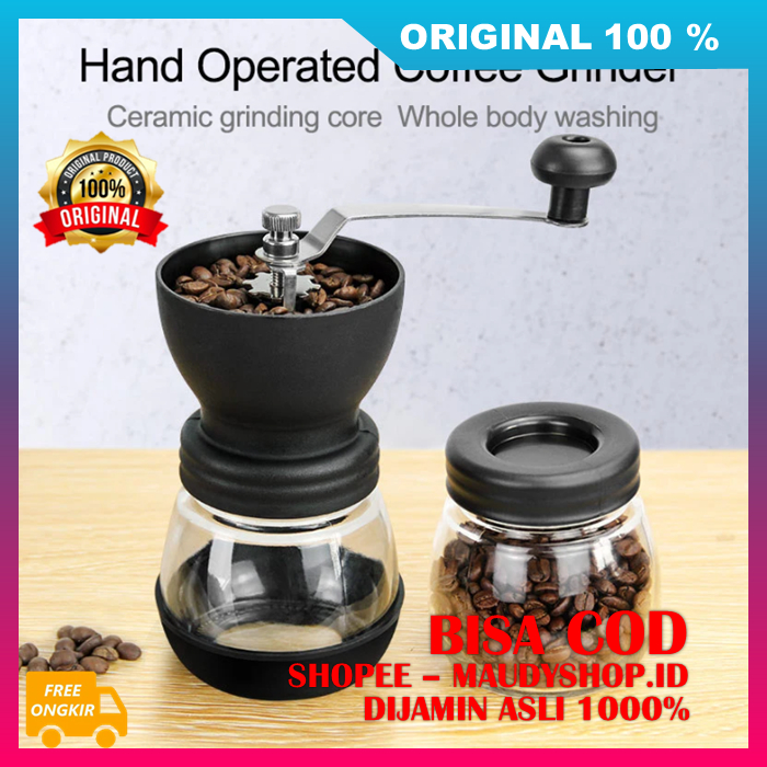 Manual Coffee Grinder Alat Penggiling Kopi Manual Penghalus Kopi ASLI ORI