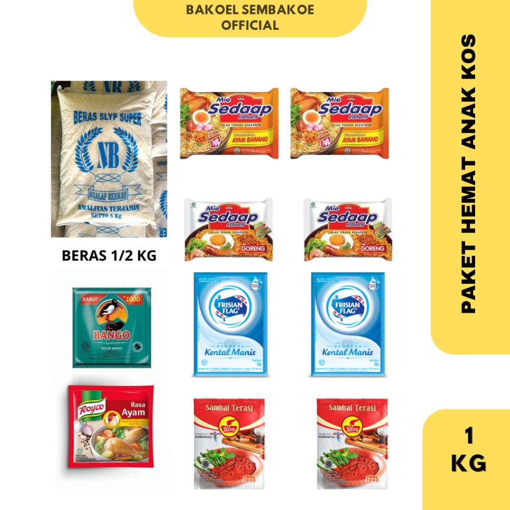 

Paket Sembako Hemat Anak Kos