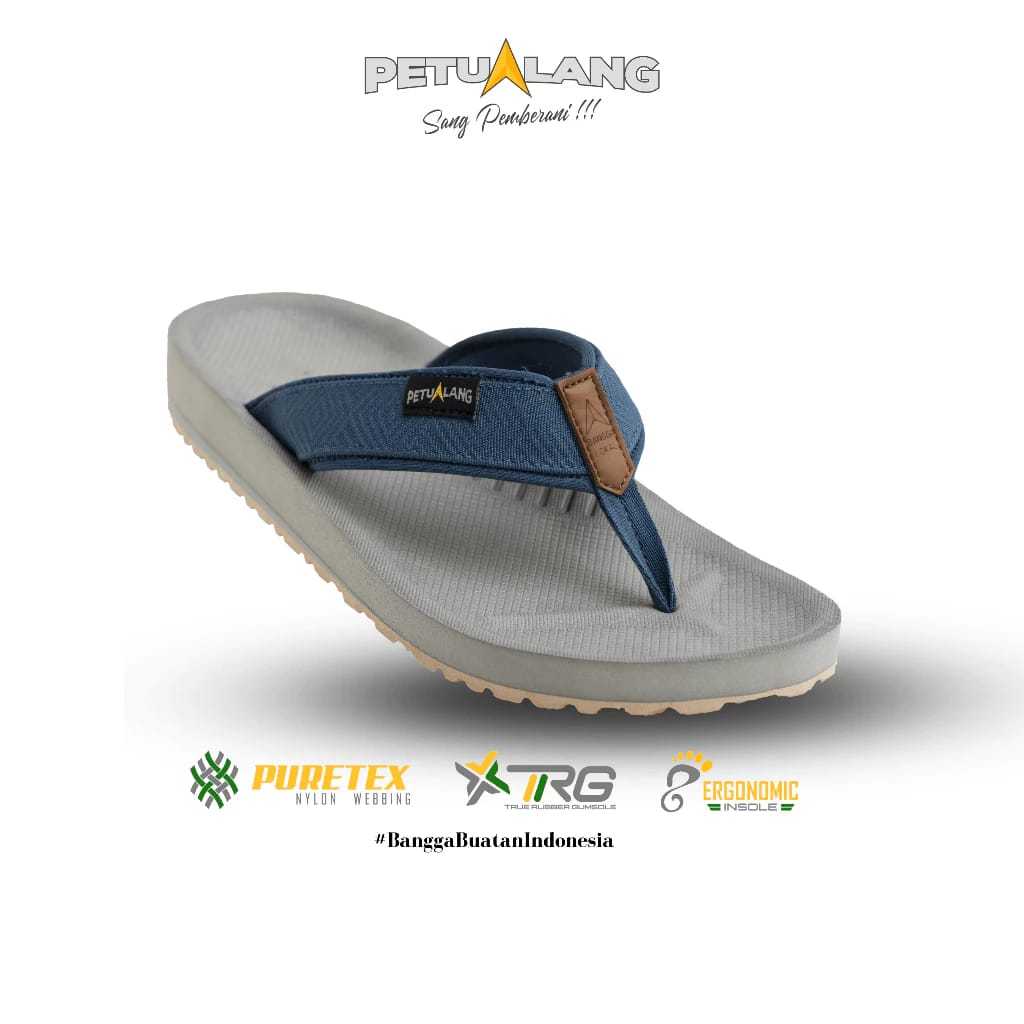 PETUALANG Karimun - Sandal Casual - Sandal Gunung/Hiking Slide Pria Wanita Petualang Original