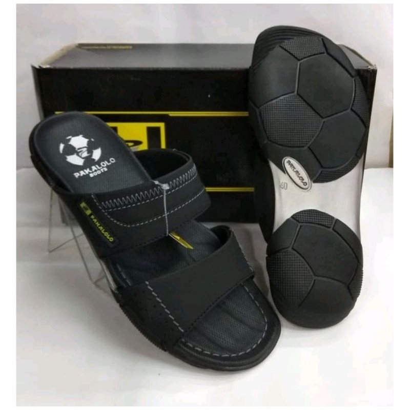 SANDAL SLOP PRIA PAKALOLO/SANDAL BOOTS PAKALOLO KEREN HITAM