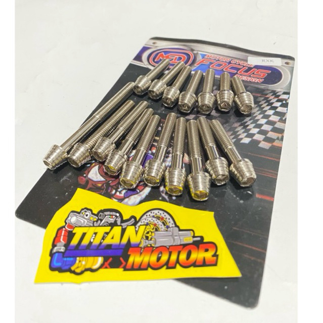 Baut Blok CVT/ Baut bak  mesin kopling Motor RXK King RXZ