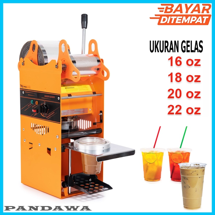 Mesin Cup Sealer Vipoo cup Sealer/mesin penutup gelas vipoo Ukuran Gelas jumbo 22oz