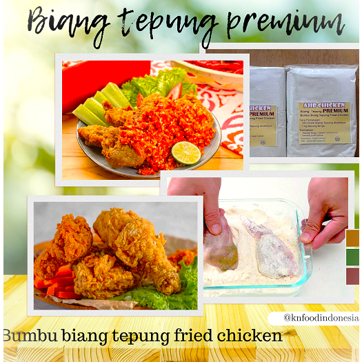 

Biang Tepung Fried Chicken, Ayam Shihlin, Bumbu Crispy PREMIUM 1Kg.