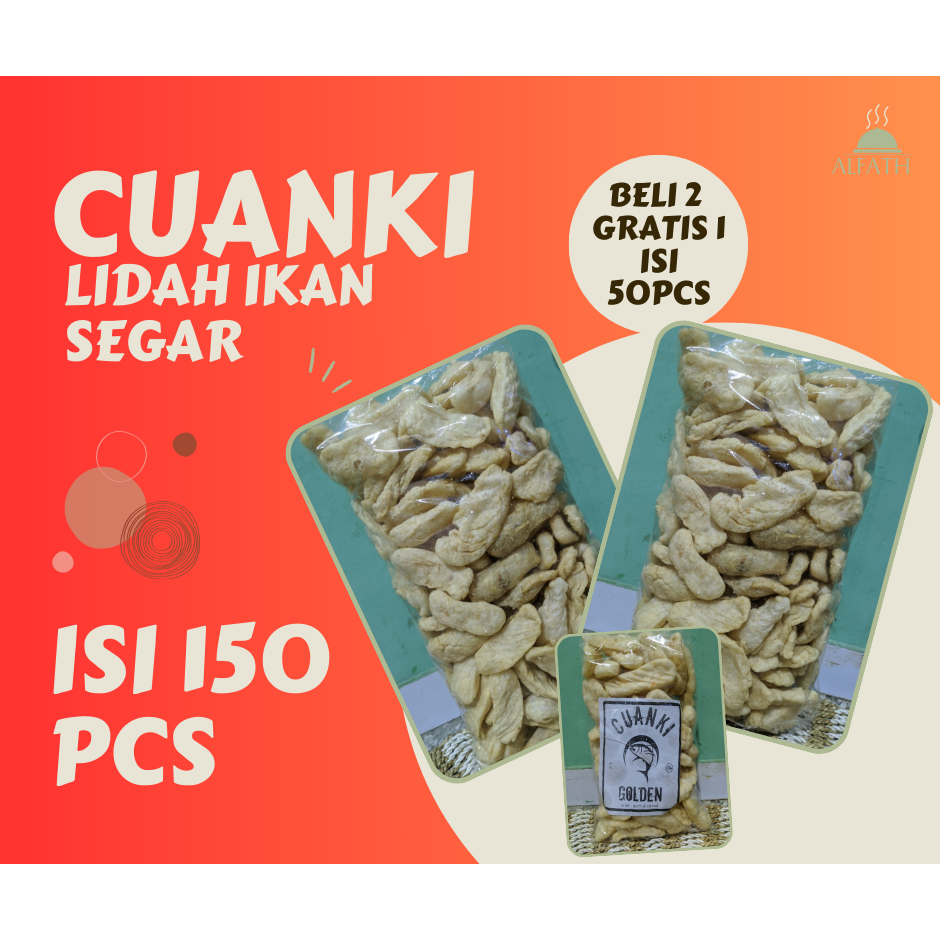 

Cuanki Lidah Isi 150 Beli 2 Gratis 1 isi 50