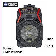 SPEAKER GMC 897O PORTABLE SPEAKER BLUETOOTH GMC