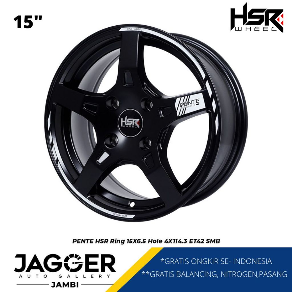 Velg mobil kijang, avanza, xenia, livina Hsr Pente r15