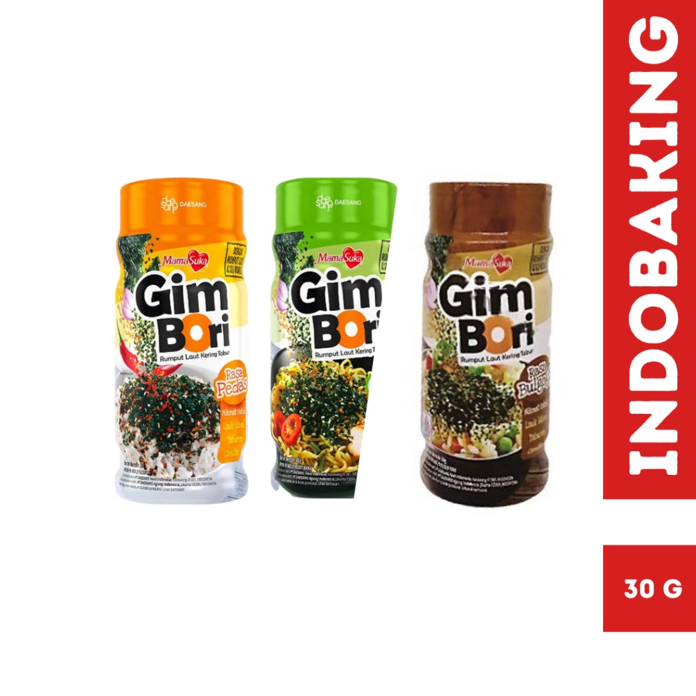 

LC99QB70 MamaSuka Bon Nori / Gim Bori Rumput Laut Kering Tabur Botol 30g Best Seller )┛