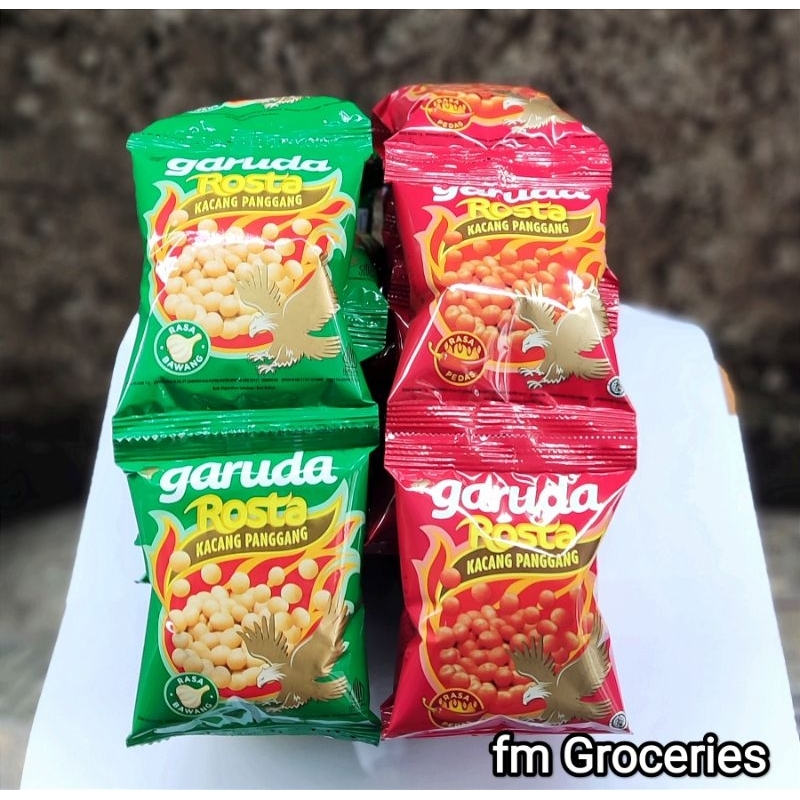 

Garuda Rosta Kacang panggang 11 gram isi 10 pcs