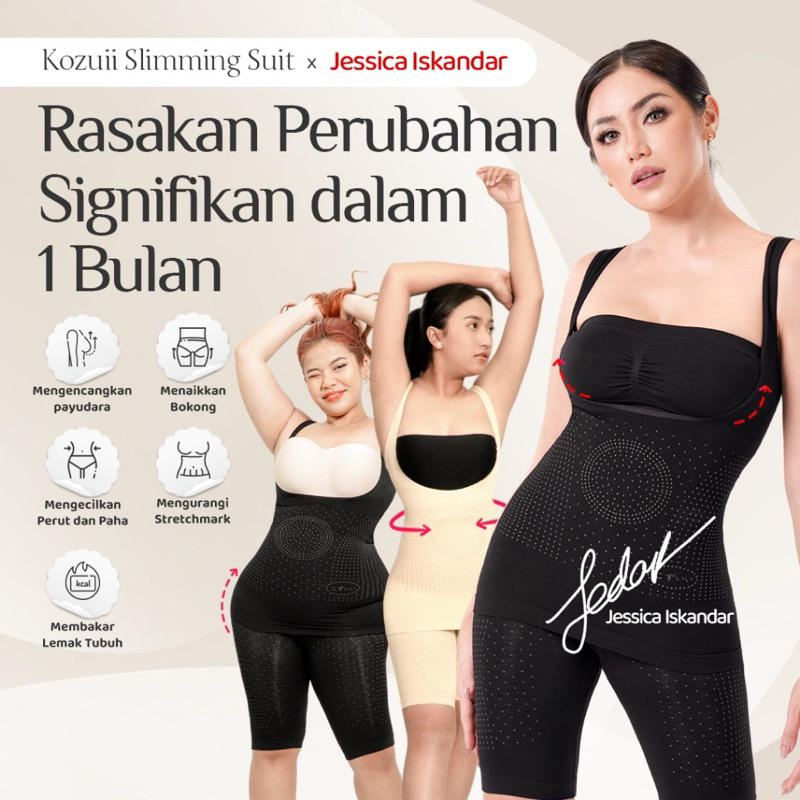 Kozuii Slimming Suit Korset Pelangsing Pembakar Lemak Infra Merah Jaco Original