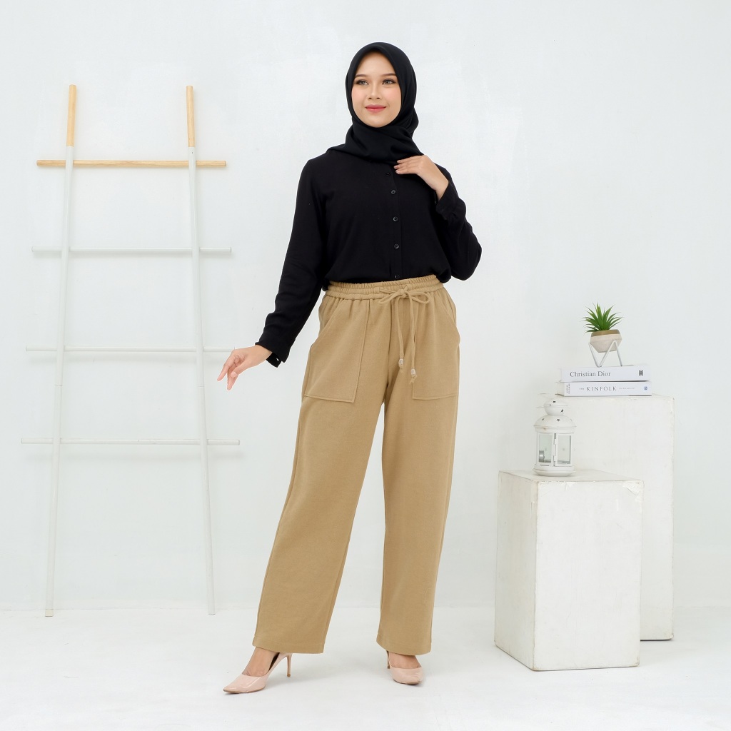 FAT BOY Celana Tali || Celana Panjang Wanita | Celana Kaos | Celana Cewek