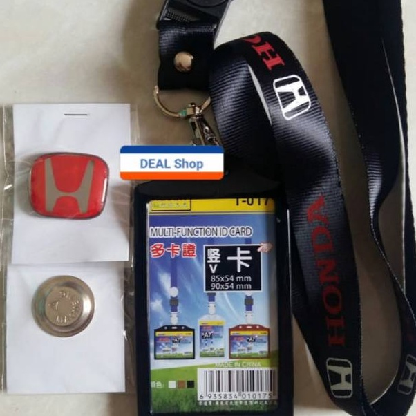 

Stock Banyak Satu Set Pin Honda dan Tali IdCard Ready Stock