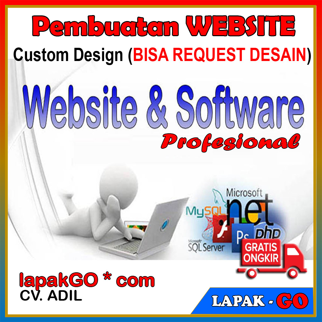Jasa Pembuatan WEBSITE + Domain WEB.ID / MY.ID
