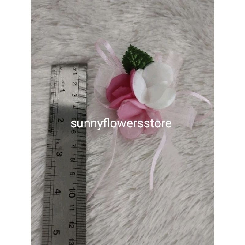 (12 pcs ) Bunga aksesoris buat Panitia/Bros pin pakai peniti