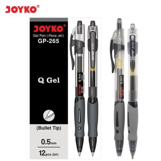 

[LST] PULPEN GEL JOYKO Q Gel GP-265 / PULPEN JOYKO 0.5 mm [12 pcs] 7ffna