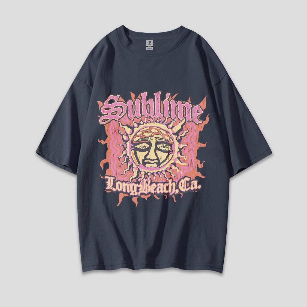 SUBLIME BAND VINTAGE STYLE OVERSIZED TEE T-SHIRT