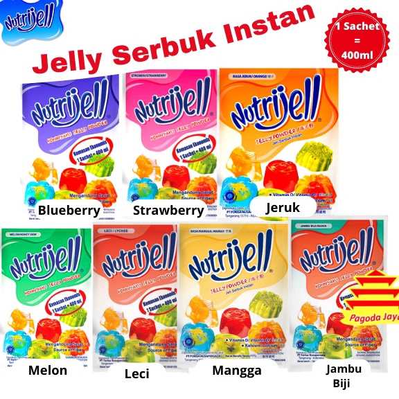 

[♥U67(] NUTRIJELL EKONOMIS ALL VARIAN 1 BOX Shopee Sale