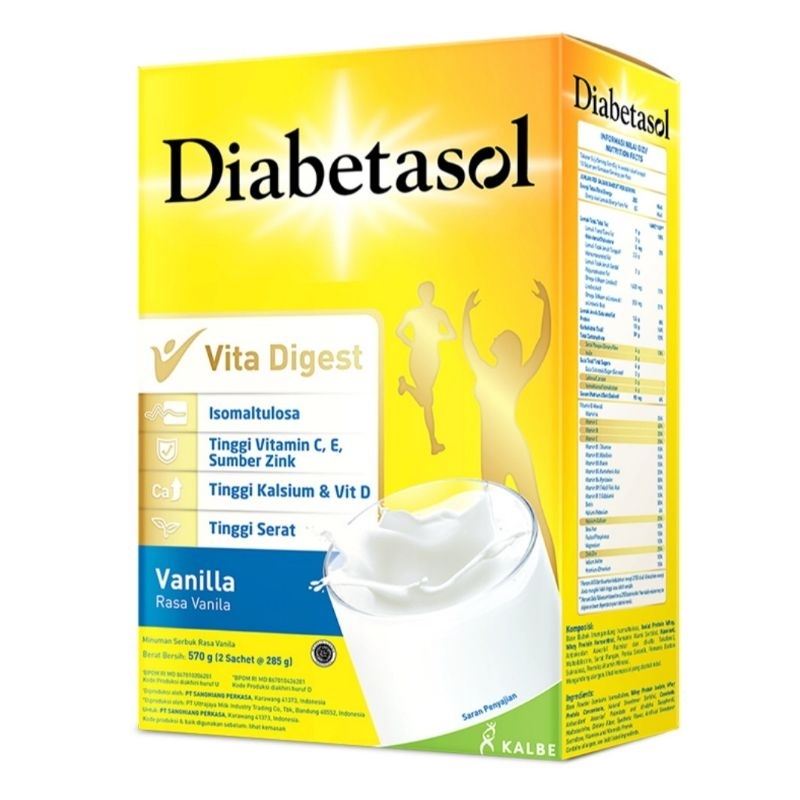 

Diabetasol susu bubuk Vanilla 570 g