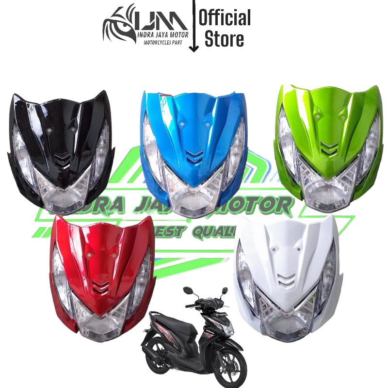 Dasi Tameng lampu depan Beat fi 2013 2014 2015 2016