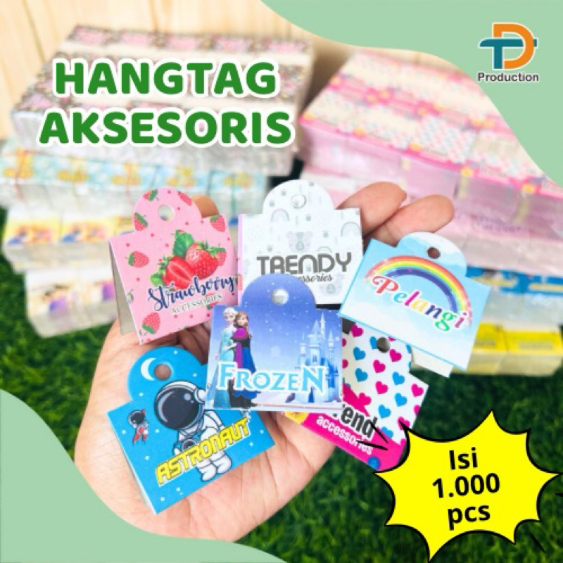 

(isi 1000pcs) Hangtag Aksesoris | Label Produk