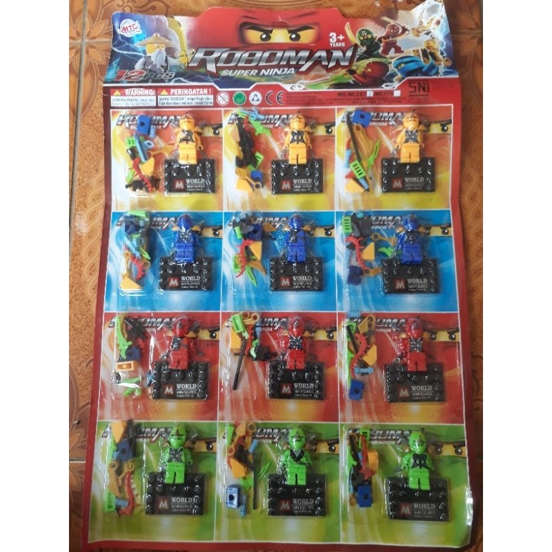Lego Roboman Super Ninja 12 pcs
