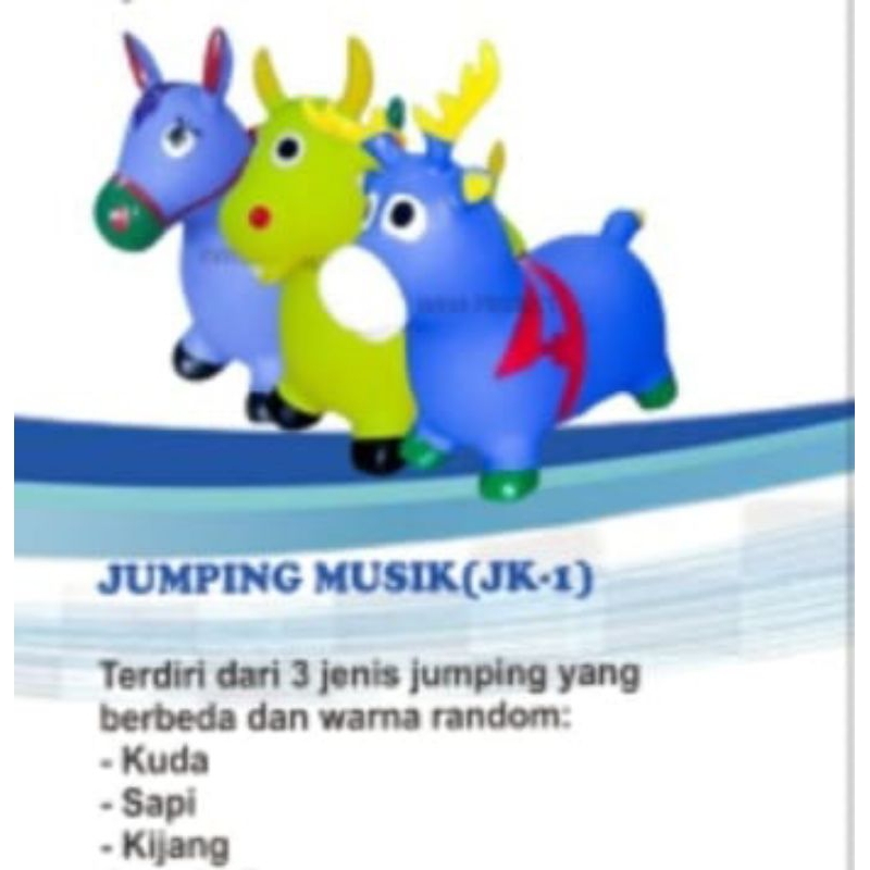 Animal Jumping Kuda Karet Jumbo