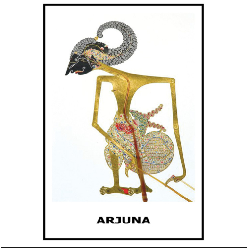 Poster Wayang Arjuna / Janaka
