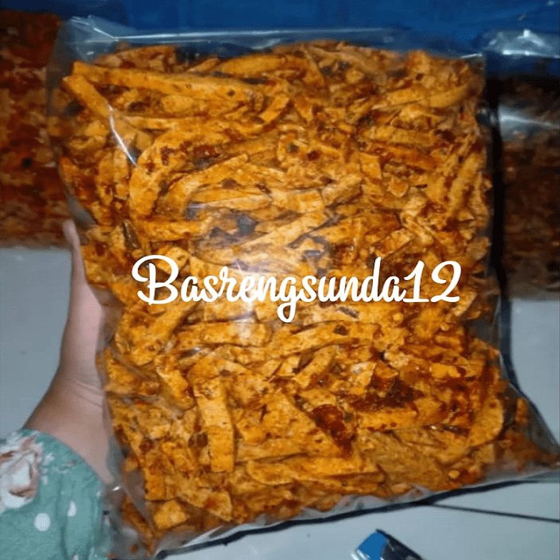 

[☄R55@] Basreng/Baso goreng Mercon Pedas Extra Daun jeruk 500 gram Moodbooster
