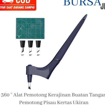 

Pasti Murah CRAFT DIY ART CUTTER 360° ROTATING PUTAR MATA PISAU Stainless Steel ➾❃❇