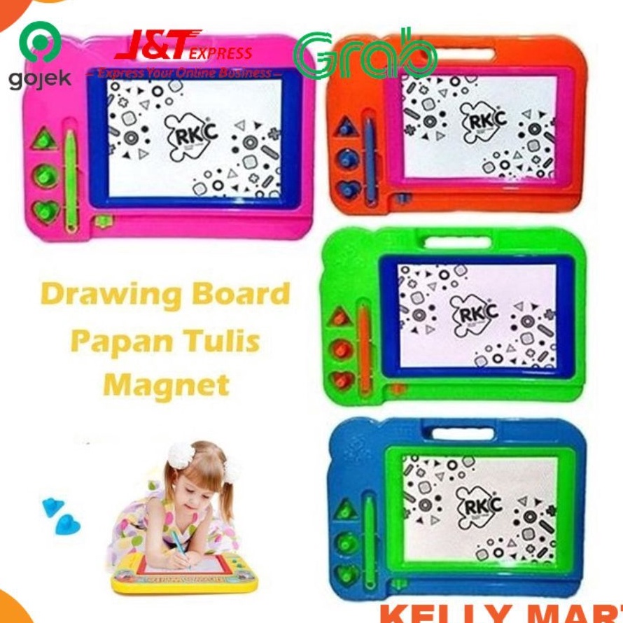 

Ready Papan Tulis Magnet Magnetic / Papan tulis hapus murah / Mainan Papan Tulis Magnet Ukuran Sedang / Drawing Board Magnetic Kirim Langsung