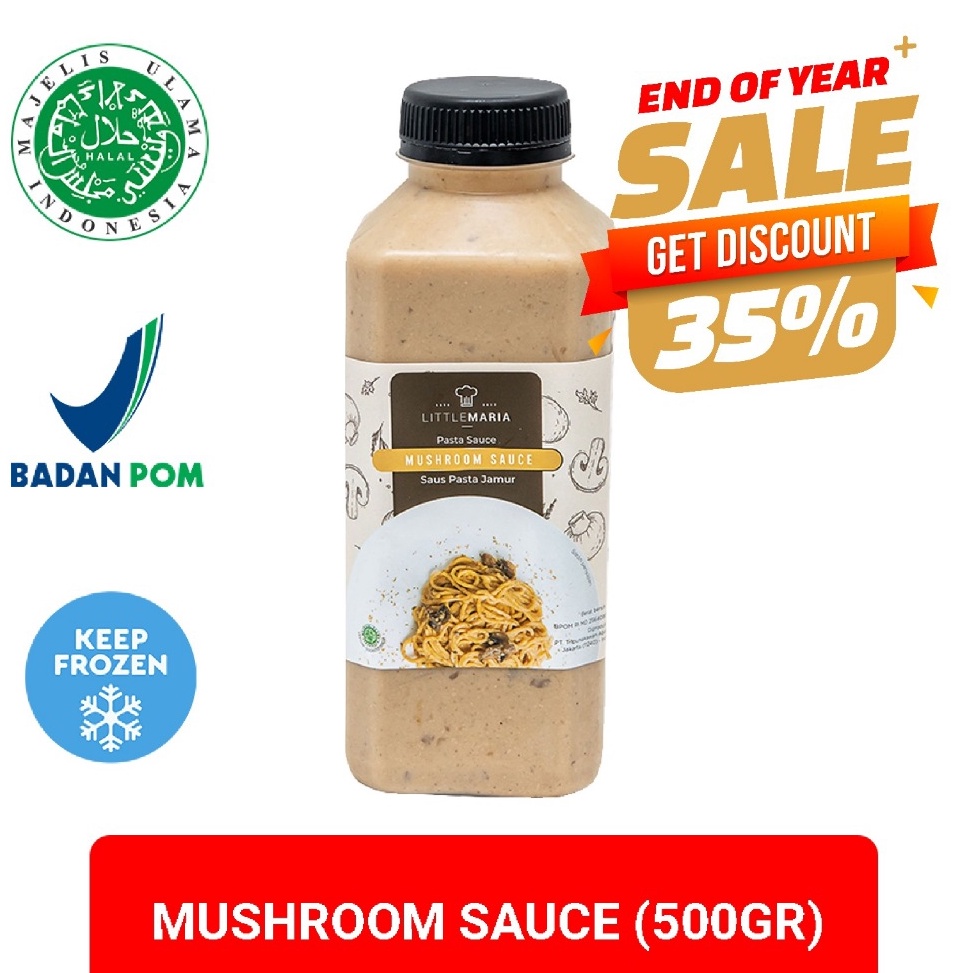 

M0del Terk!ni Mushroom Sauce/Saus Jamur 500g 3-4Portions [186]