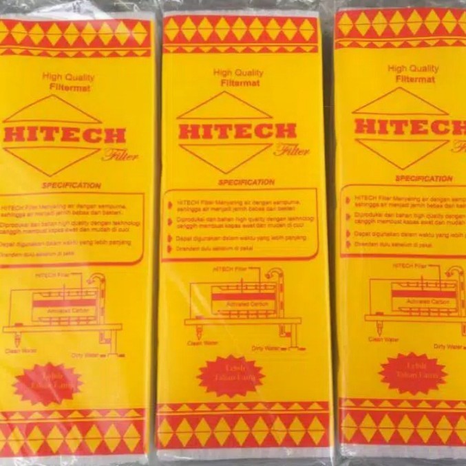 Kapas Filter Hitech Kecil Kapas Filter Aquarium Aquascape Hitech Filter Kecil