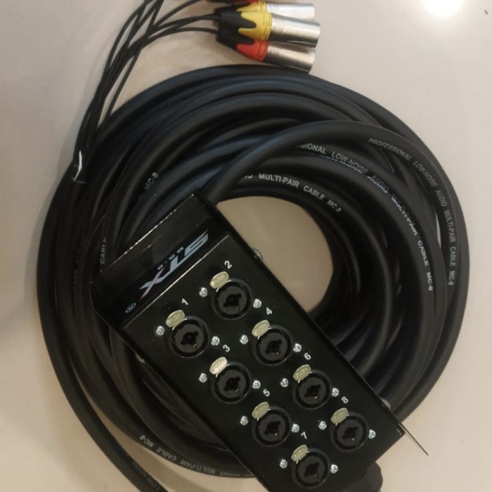 Kabel Snake Apollo 8 Channel - Jack + Stage Box - 15 Meter