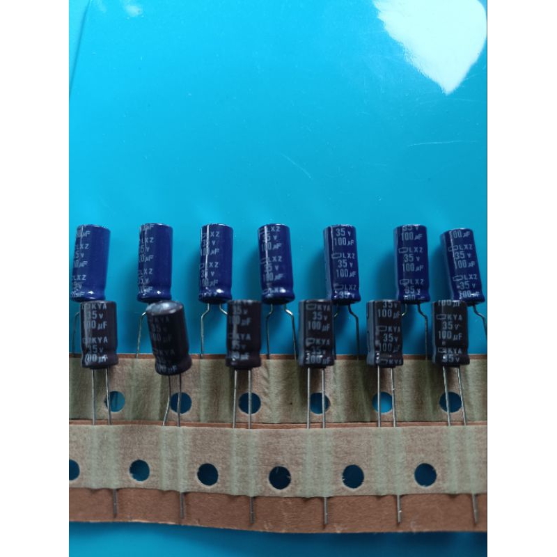 Elko 100uf 35v Original Renceng Rentengan Elco 100uf 35v
