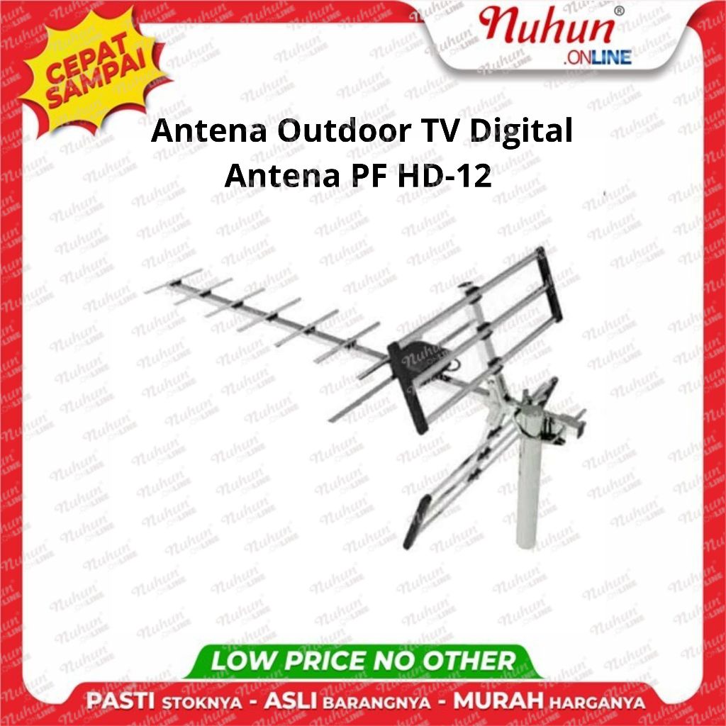 [CIANJUR] Antena Outdoor TV Digital Antena PF HD-12 Original Pabrik