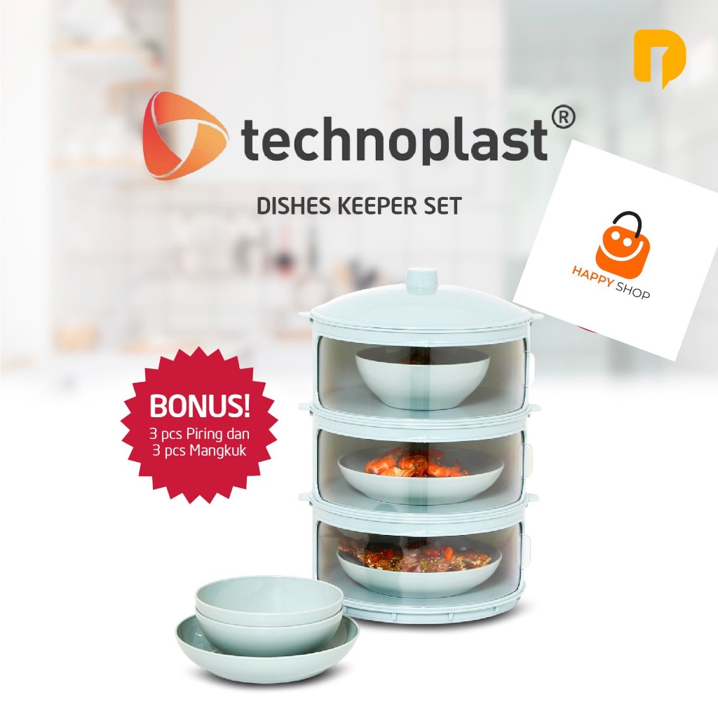 TECHNOPLAST DISHES KEEPER SET