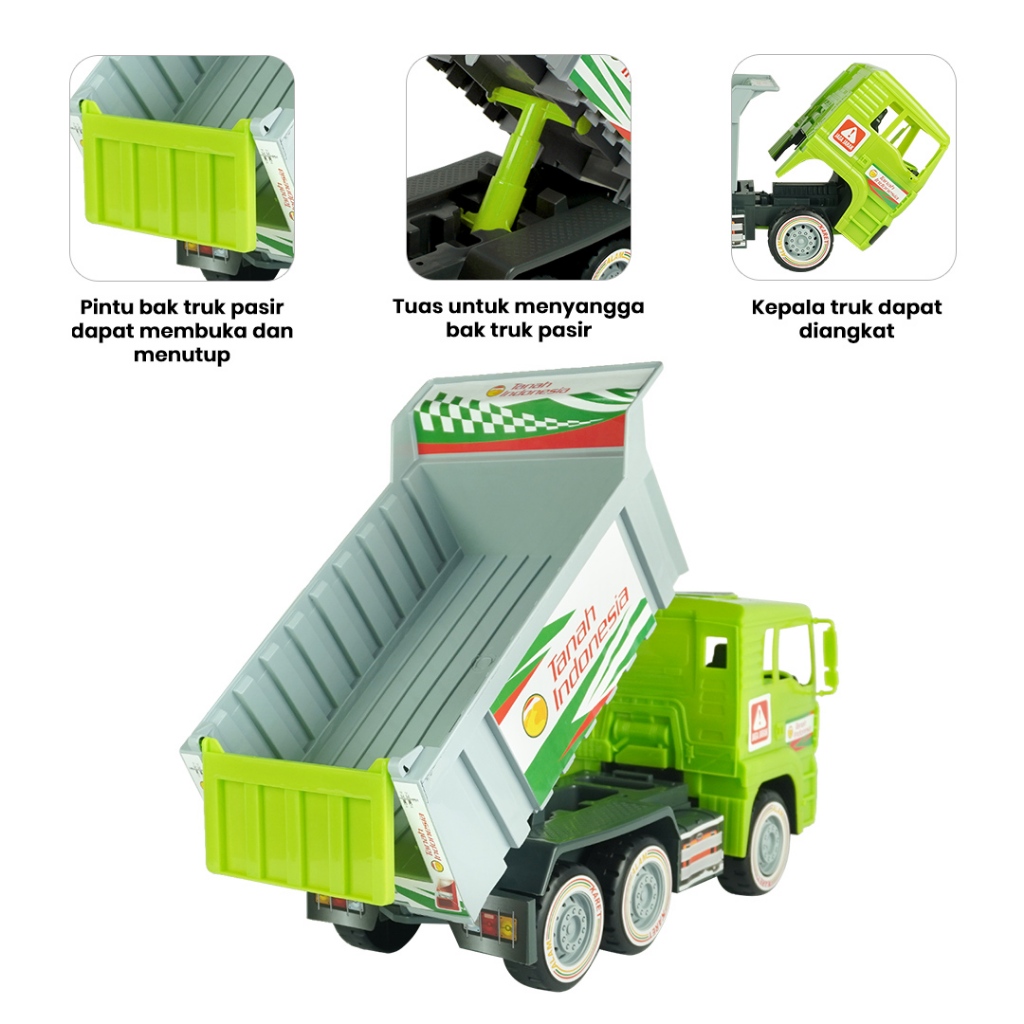 Mainan Anak Truk Besar Bak Pasir Kgp 8080 Kaguyaplas