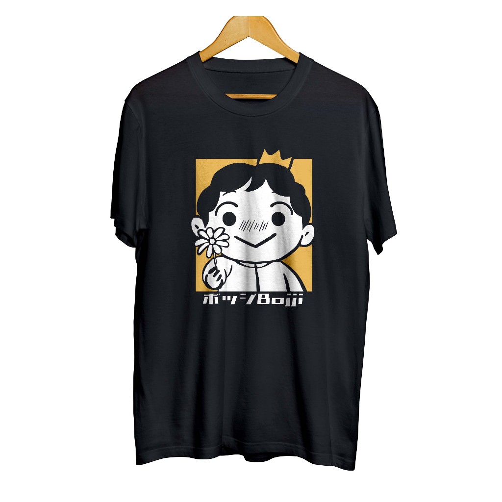 Kaos distro anime BOJJI OUSAMA RANKING - OUSAMA RANKING material cotton combed 30s