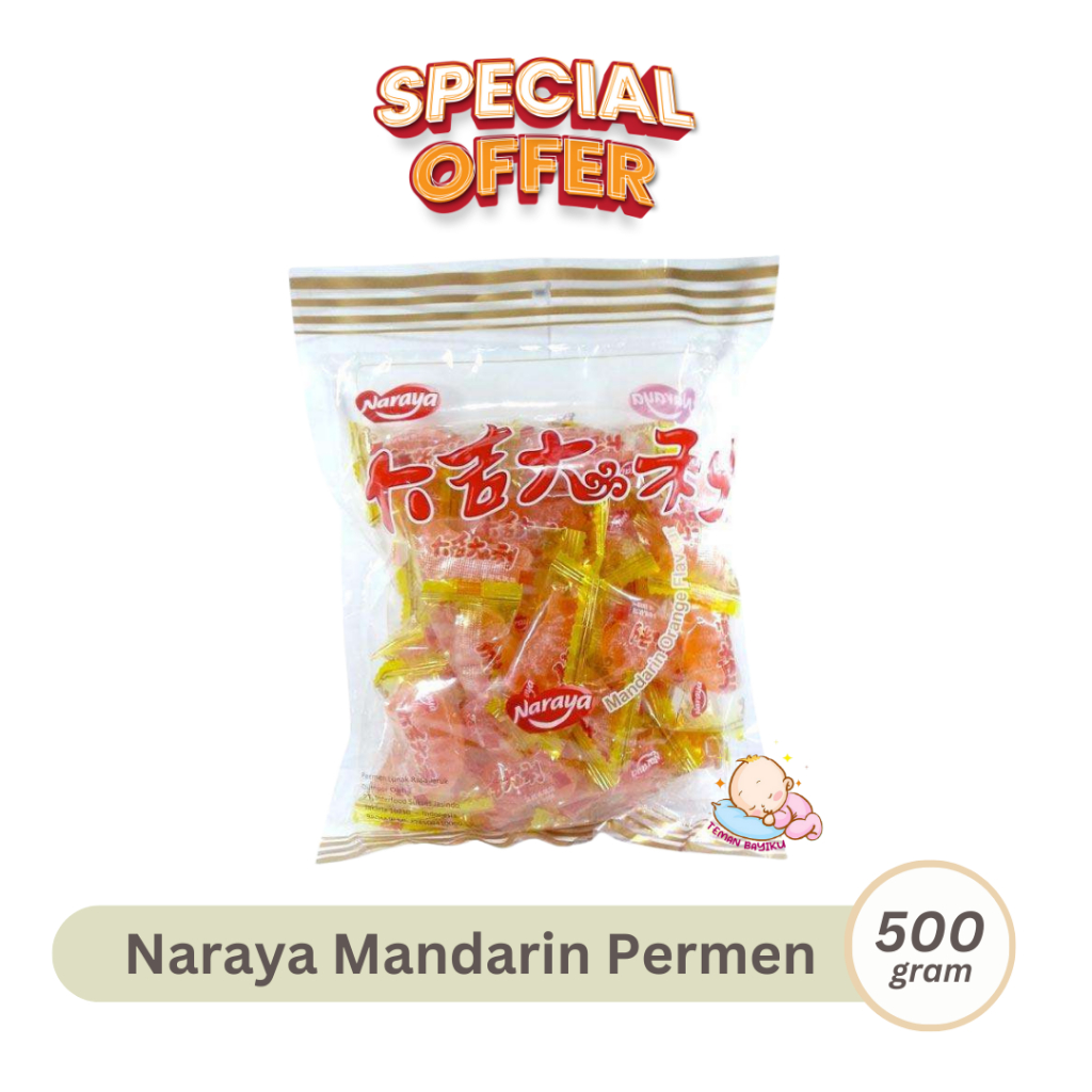

Naraya Permen Mandarin Orange 500 rasa jeruk