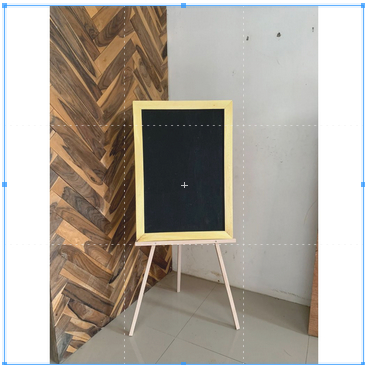 

PAPAN TULIS KAPUR HITAM BLACKBOARD CHALKBOARD 40X60 CM STANDING 90 CM
