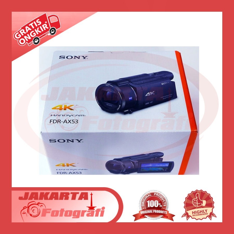 Sony FDR AX53 4K Ultra HD Handycam Camcorder