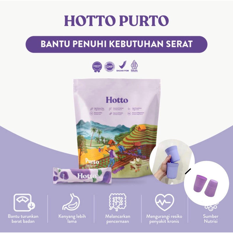 HOTO PURTO FREEGIFT 100% ORIGINAL 1 POUCH FULL