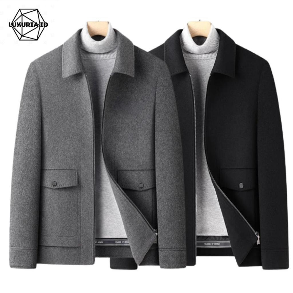 Luxuria Jaket Savior - Jaket Resleting Pria Dewasa Jaket Semi jas Jaket Resleting Kekinian Pria dewa