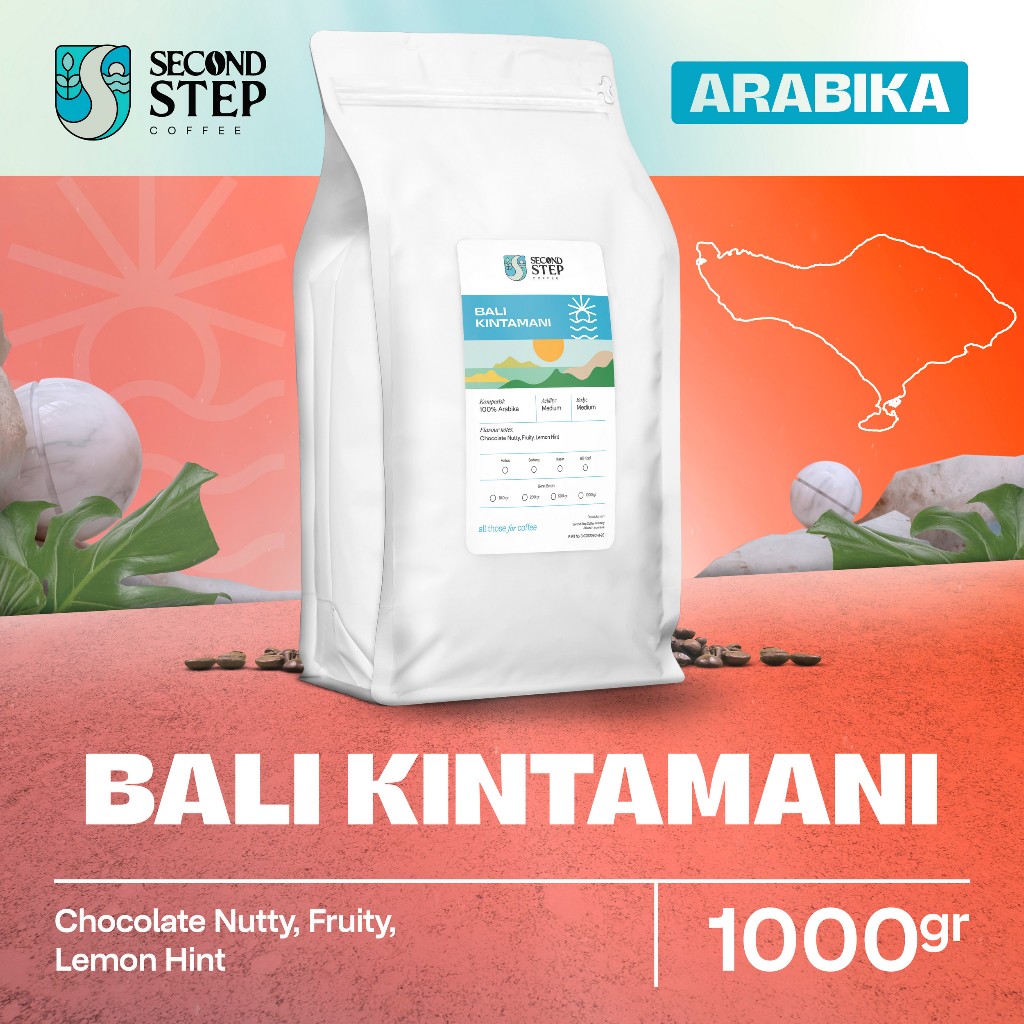 

Kopi Arabika Kintamani Bali Arabica Coffee Roast Beans 1Kg Biji Bubuk