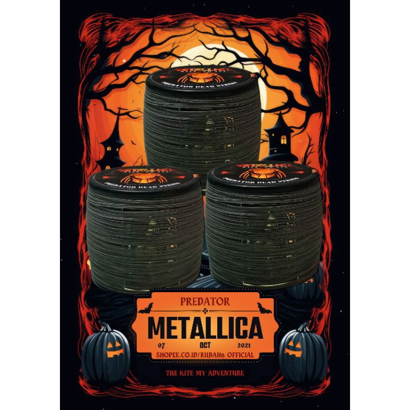 GELASAN MATOT PREDATOR METALLICA ORIGINAL