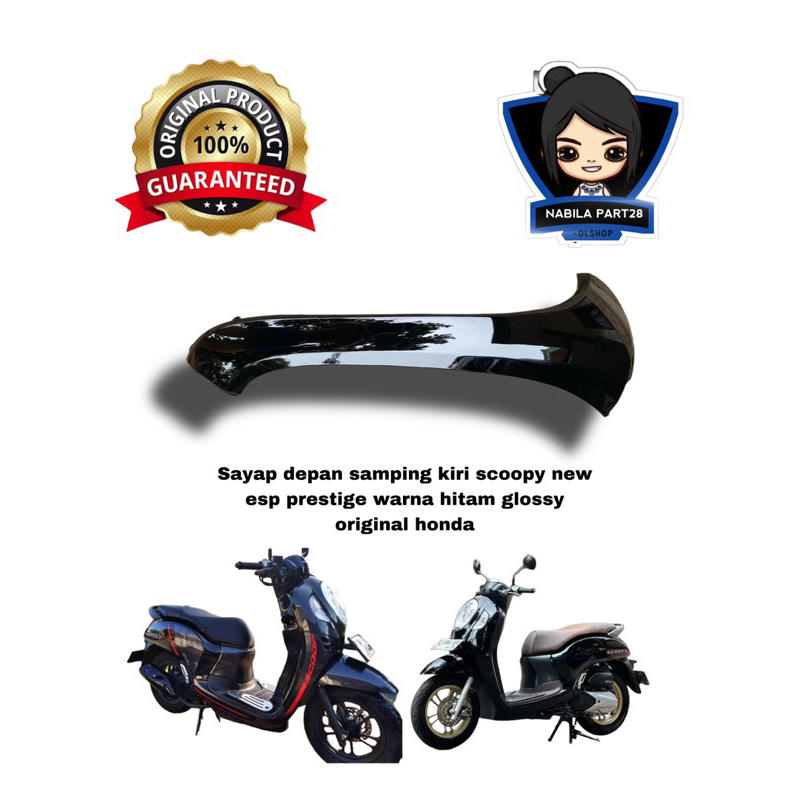 Bodi Body Sayap Samping Kap Body Bodi Depan Kiri Motor Honda Scoopy New Prestige Terbaru 2020 2021 K