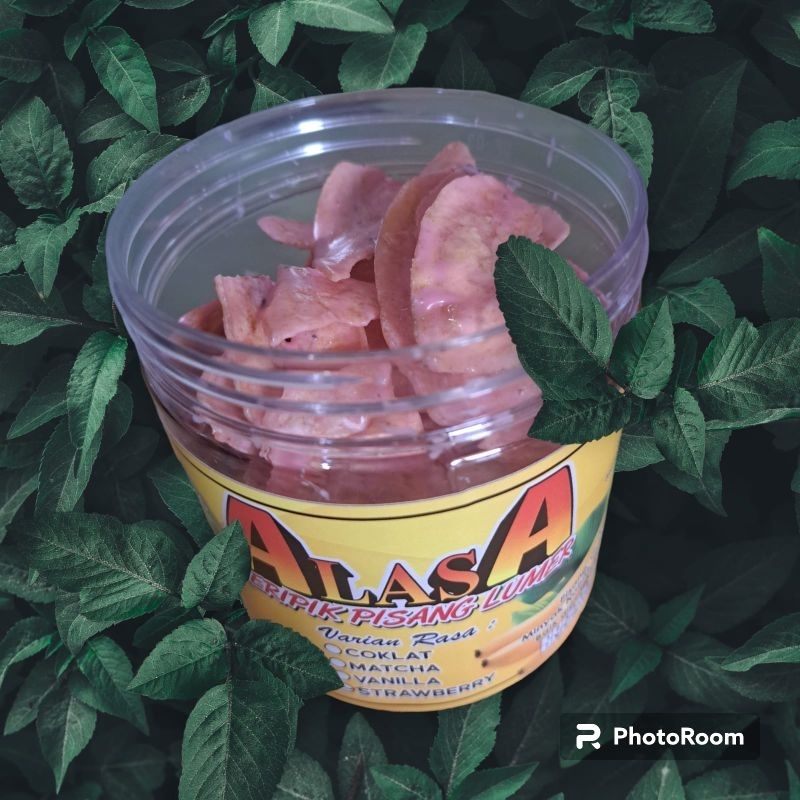 

keripik pisang lumer rasa strawberry