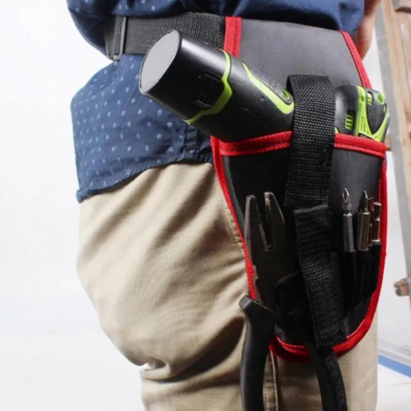 Sabuk Portabel Alat Alat Tanpa Kabel Tas Bor Tas Daya Tanpa Kabel Tempat Bor Obeng Pinggang